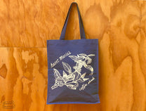 Sweet Maria's Blue Jute Tote