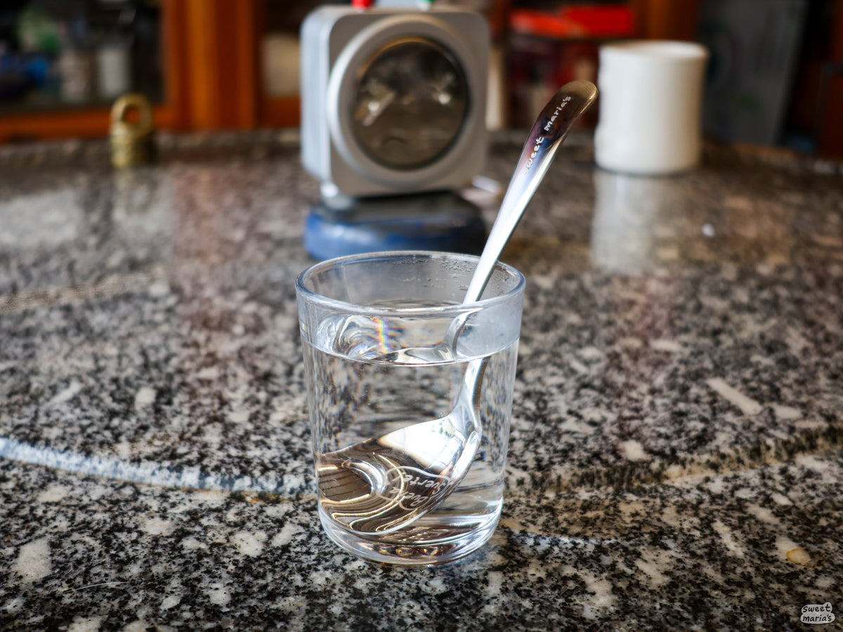 The Buena Suerte Cupping Spoon is good for those endless roast days where you might need a little more luck in your cup.