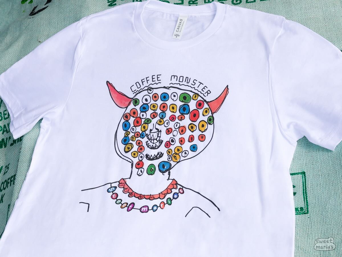 When worn, the Coffee Monster Shirt helps scare away the caffeine jitters.