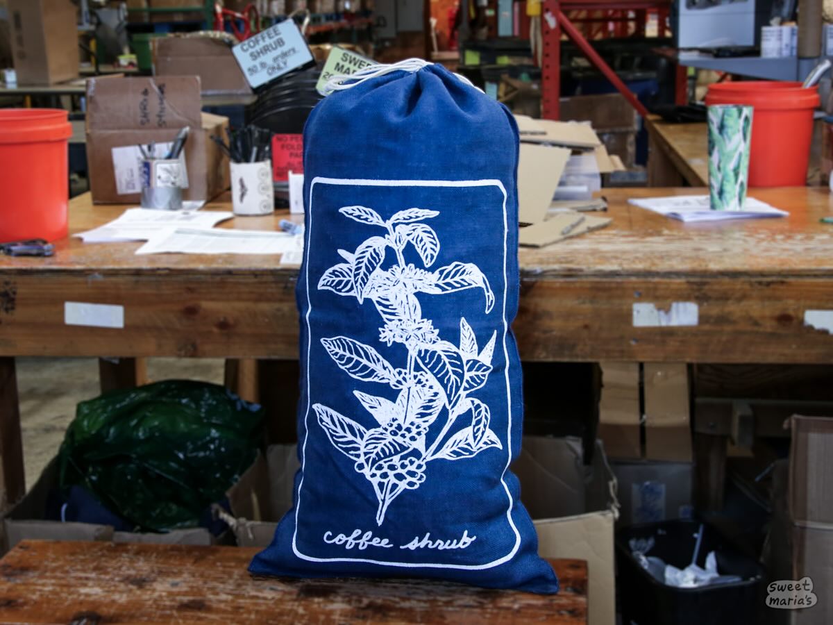 We use the jute drawstring bags to hold 50 lb of green coffee