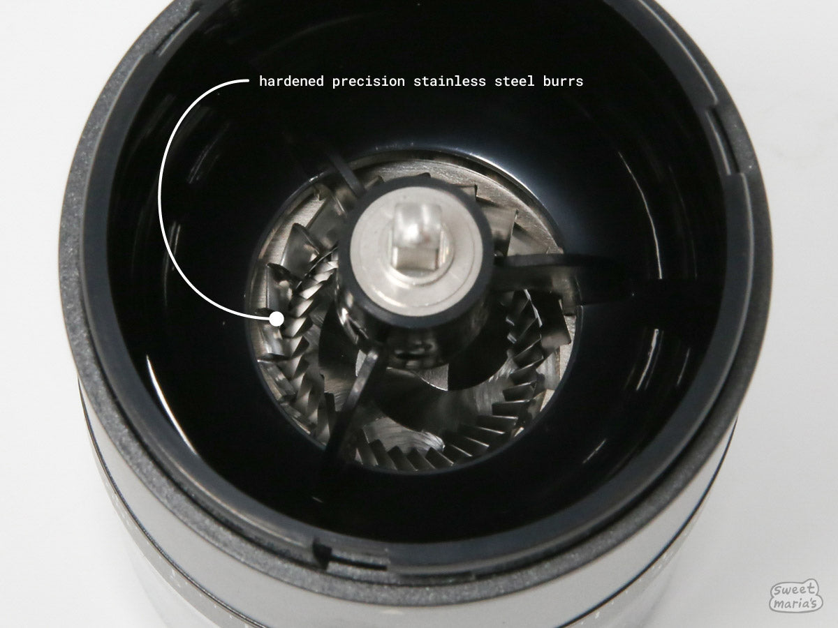Charging port and On/Off button on top (Graphite Blue color shown)
