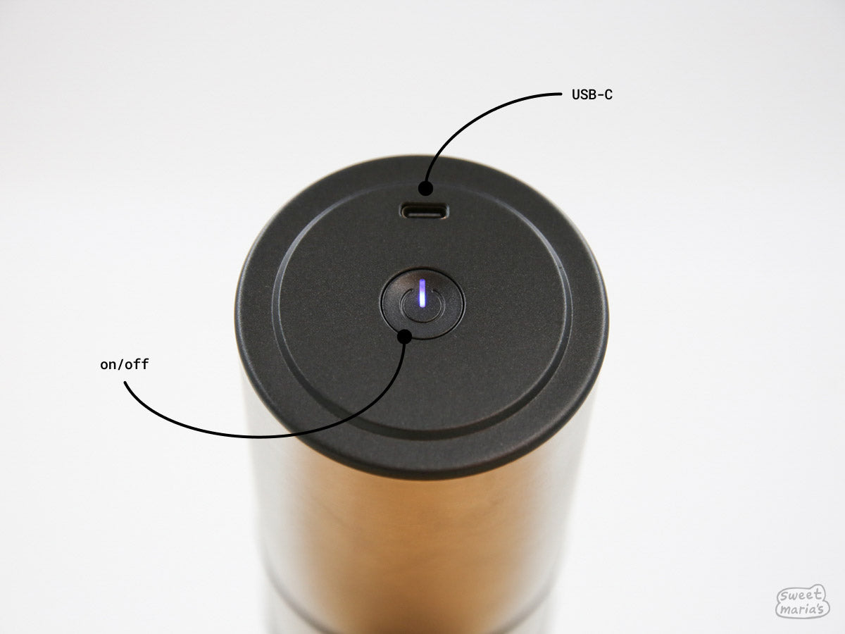 A USB-C cable for charging