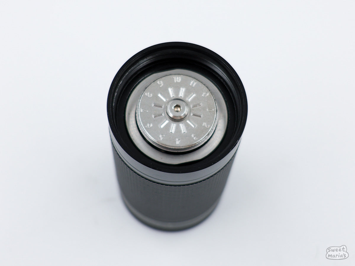 Easy Adjust Hand Grinder with SS Burrs - Black