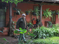 This is Don Julio Valencia, who managed La Folie when we visited in 2010. He lived at the farm as well, and had managed La Folie for quite some time. 