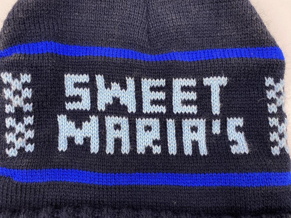Detail Sweet Maria's Ribbed Knit Hat- One Size for All!