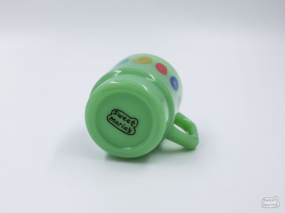 Sweet Maria's Milk Glass Mug in Blue