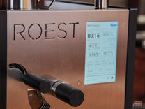 A close up of the ROEST L100 Ultra Sample Roaster