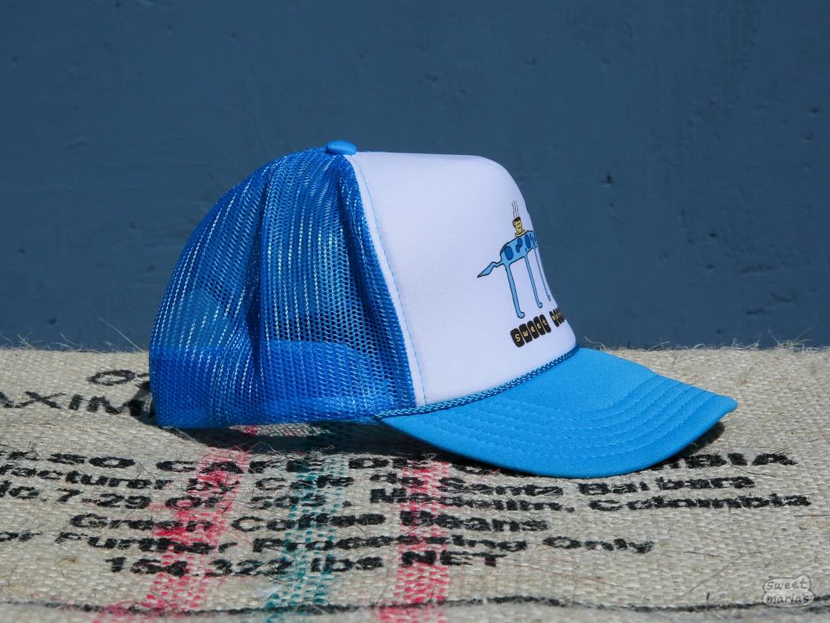 The Blue Chucho Summer Camp Hat's side profile shows your the cap's high crown. Take note!