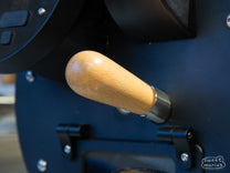 Tryer handle and spoon head for Aillio Bullet R1. Shown inserted in machine. 
